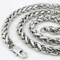 Fashion new Jewelry Stainless Steel men's Boys women Necklace wheat